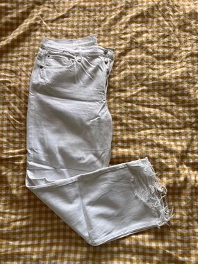 Pistola White Women's High-Rise Distressed Jeans